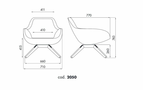 Poltroncina X Big 2050 Alma design