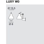 Lampada da tavolo Luxy Rotaliana