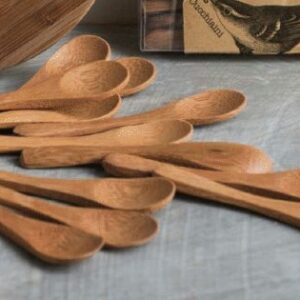 Set 12 cucchiaini in bamboo Luxelodge