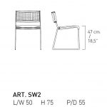 Sedia Wing Chair SW2 Alivar