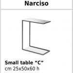 Tavolino Narciso Cantori