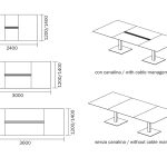 Tavolo Plano Pedrali Rettangolare