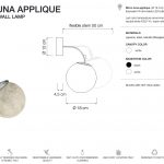 Micro luna applique In-es.Artdesign