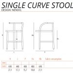 Stool Single Curve Gebrüder Thonet Vienna GmbH