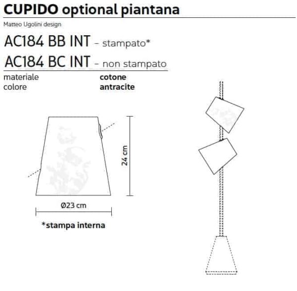 Piantana cielo/terra CUPIDO Karman